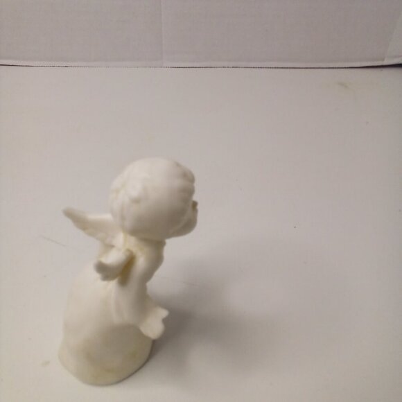 Schmid Bros Kissing Angel White Porcelain Nativity Figurine Vintage 1950s - Picture 12 of 15